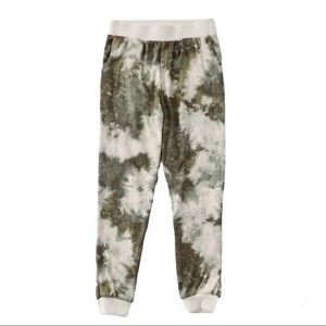 BKE Girls - Tie Dye Jogger Green White Sz Medium